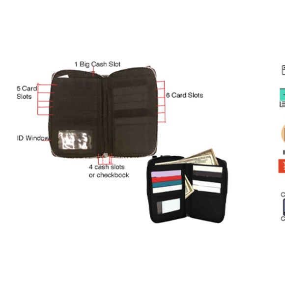 Dog Paw Print Small Cell Phone Purse Wallet Crossbody Bag For Women Cellphone - Picture 9 of 9